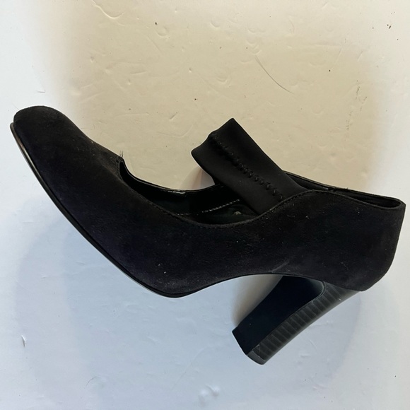Naturalizer Women’s Black Suede Mary Jane Heels | Style: Jana | Size 8.5M - Picture 10 of 12